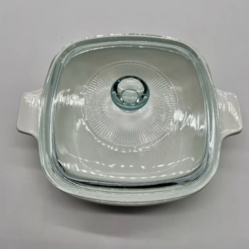 RARE 1 Quart Corning Ware P-1-B - Ribbed 37 Pyrex A 7C A Lid EXCELLENT CONDITION